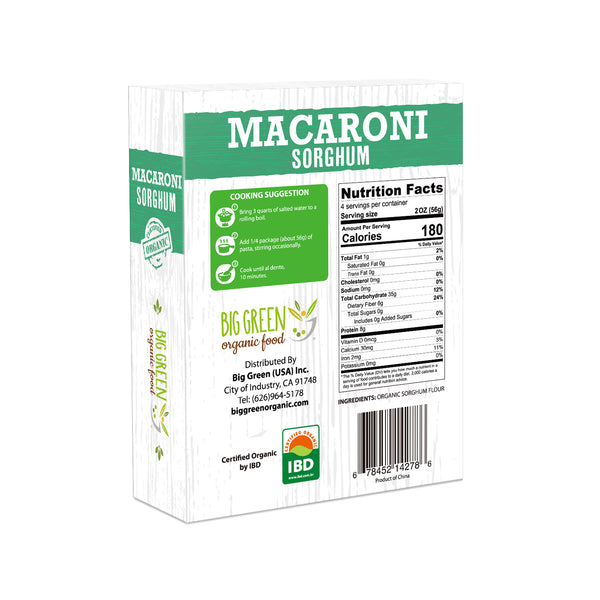 macaroni⭐︎ページ Organic Sorghum Macaroni – Bgreen Food