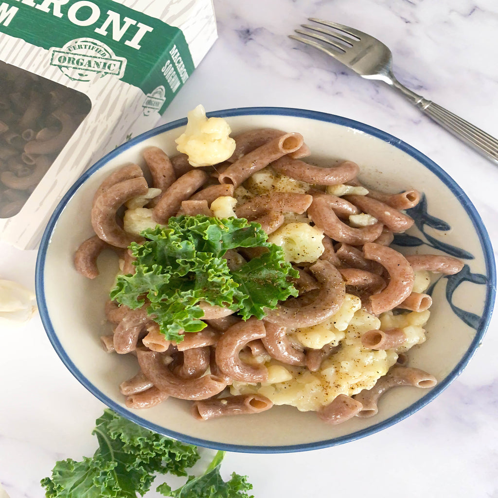 Cauliflower Sorghum Mac and Cheese