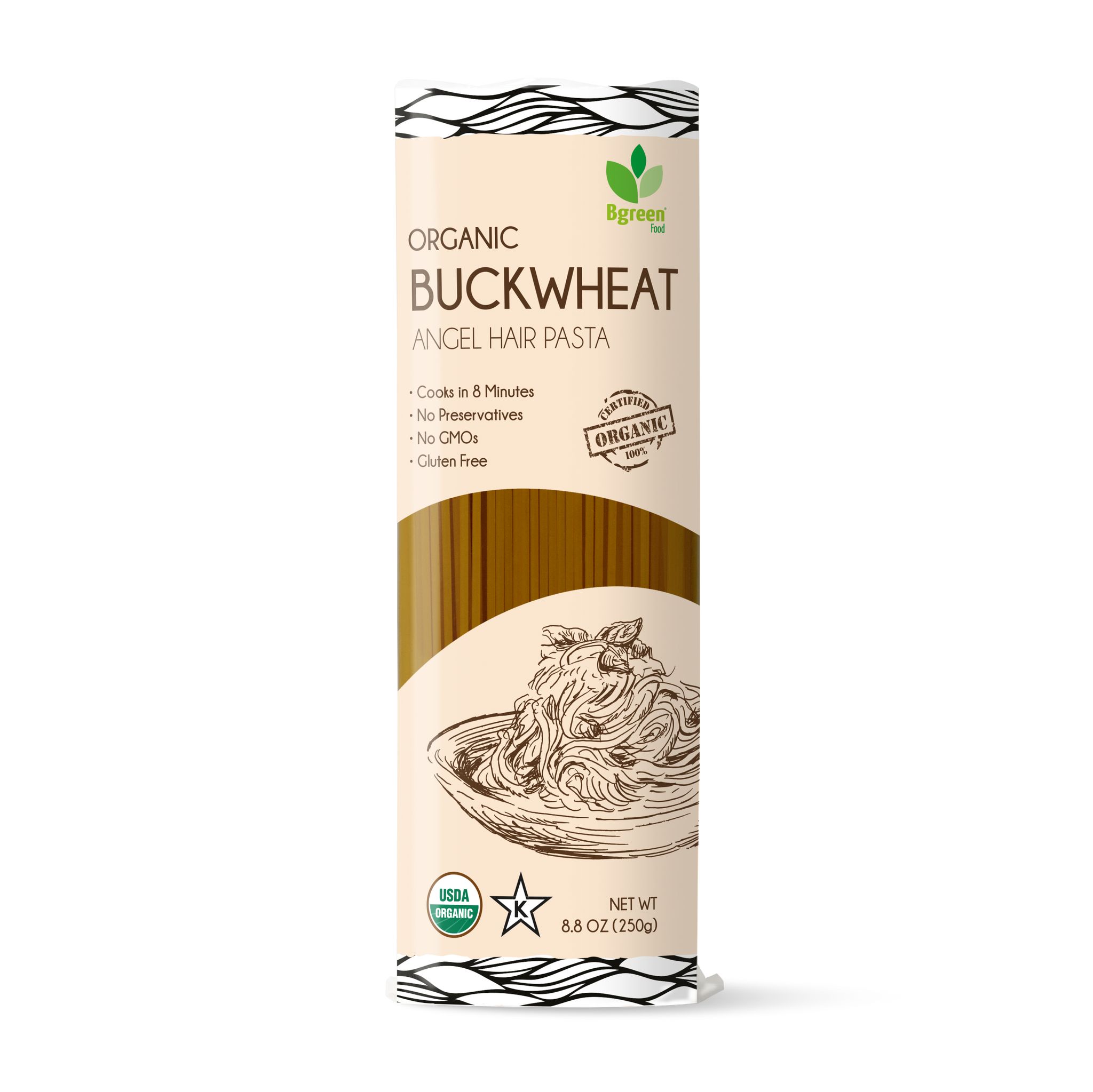 Organic Buckwheat Angel Hair Pasta