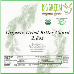 Organic Dried Bitter Gourd Slice (Balsam Pear), 2.8oz