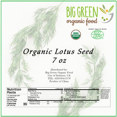 Organic Lotus Seeds, 7oz