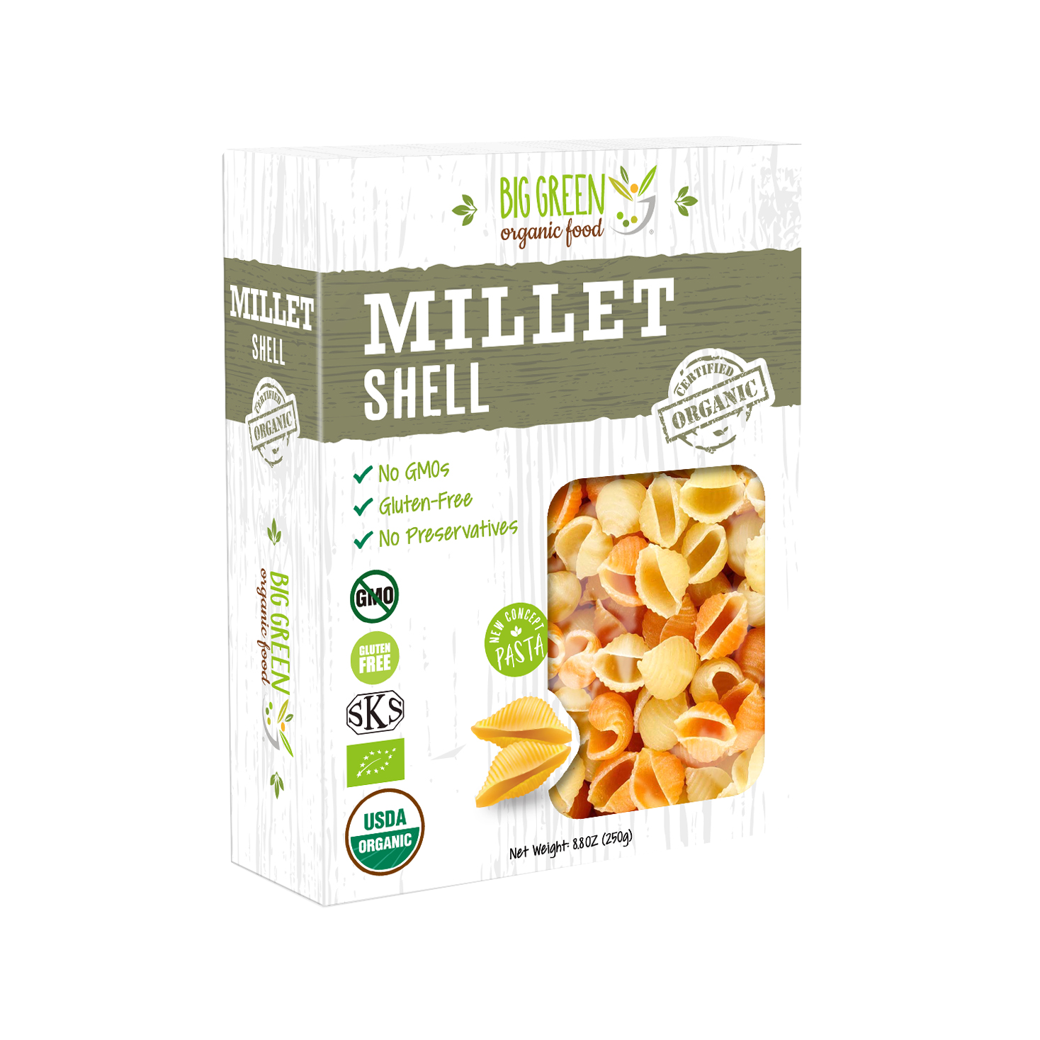 Organic Millet Shell