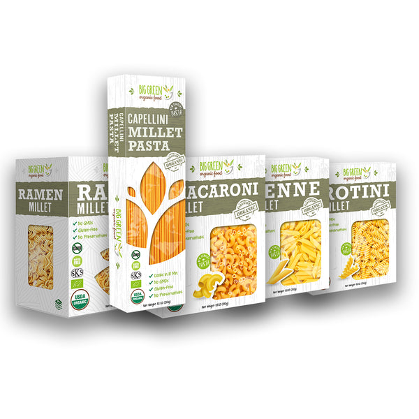Organic Millet Pasta Bundle